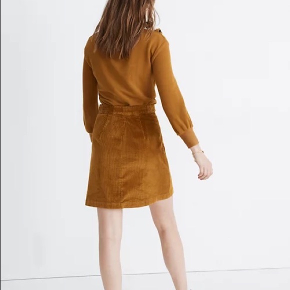 Madewell Corduroy A-Line Mini Skirt - Picture 7 of 9